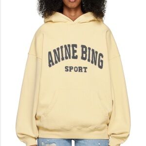 Anine bing sport yellow harvey hoodie
